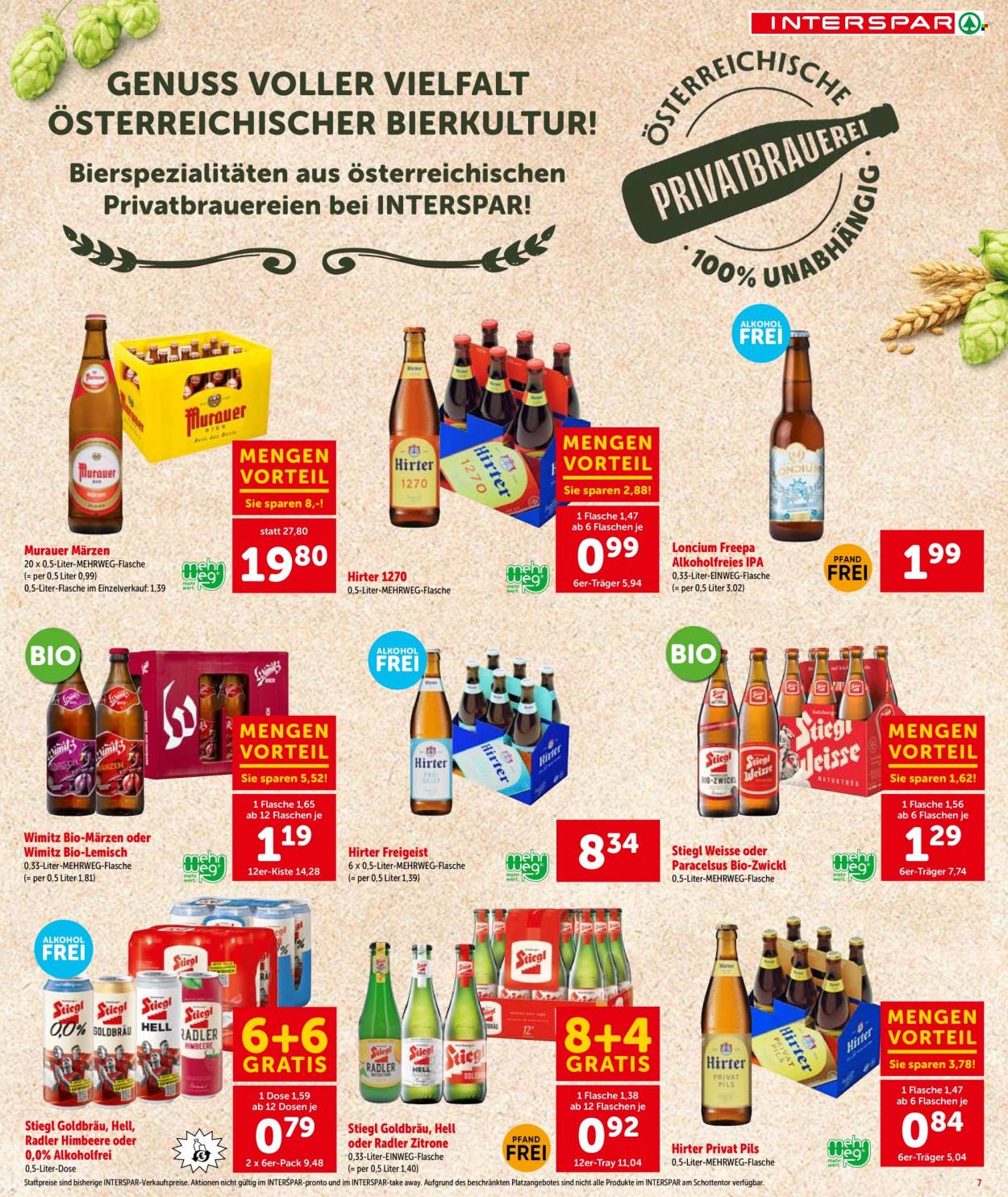 Leták INTERSPAR - 18.6.2026 - 30.6.2026. Strana 7