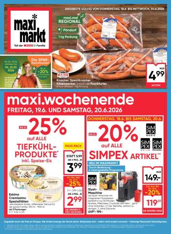 Angebote Maximarkt - 18.6.2026 - 24.6.2026.