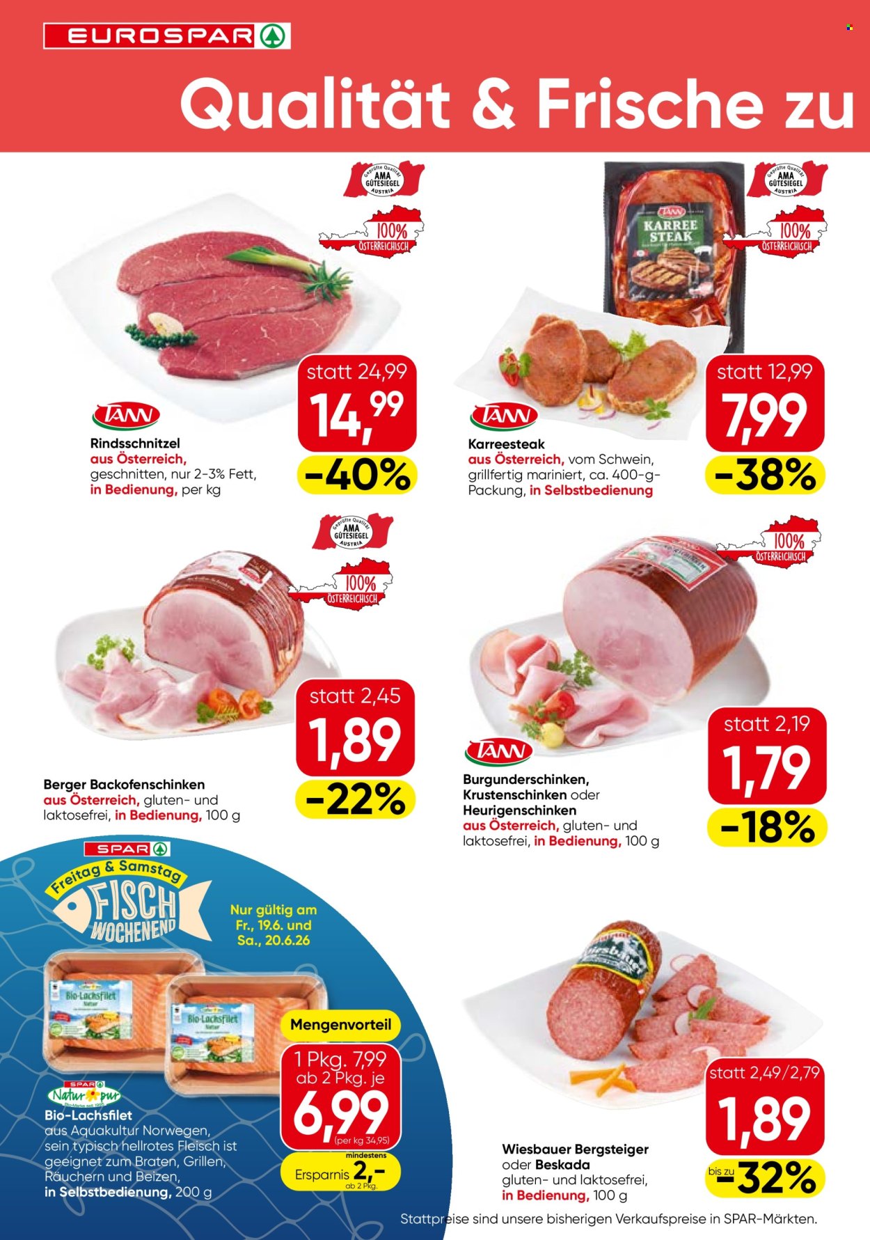 Leták EUROSPAR - 18.6.2026 - 30.6.2026. Strana 2