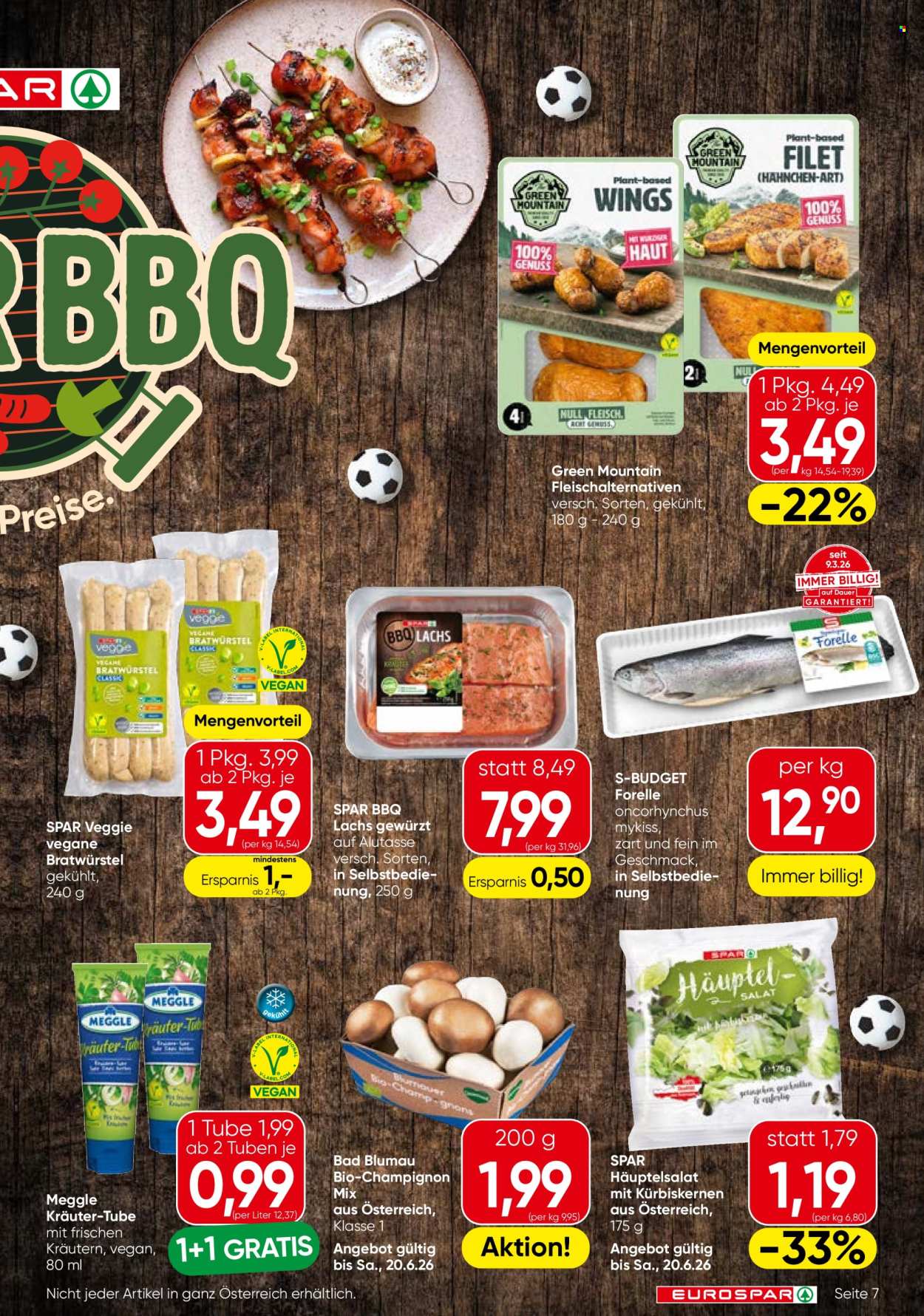 Leták EUROSPAR - 18.6.2026 - 30.6.2026. Strana 7