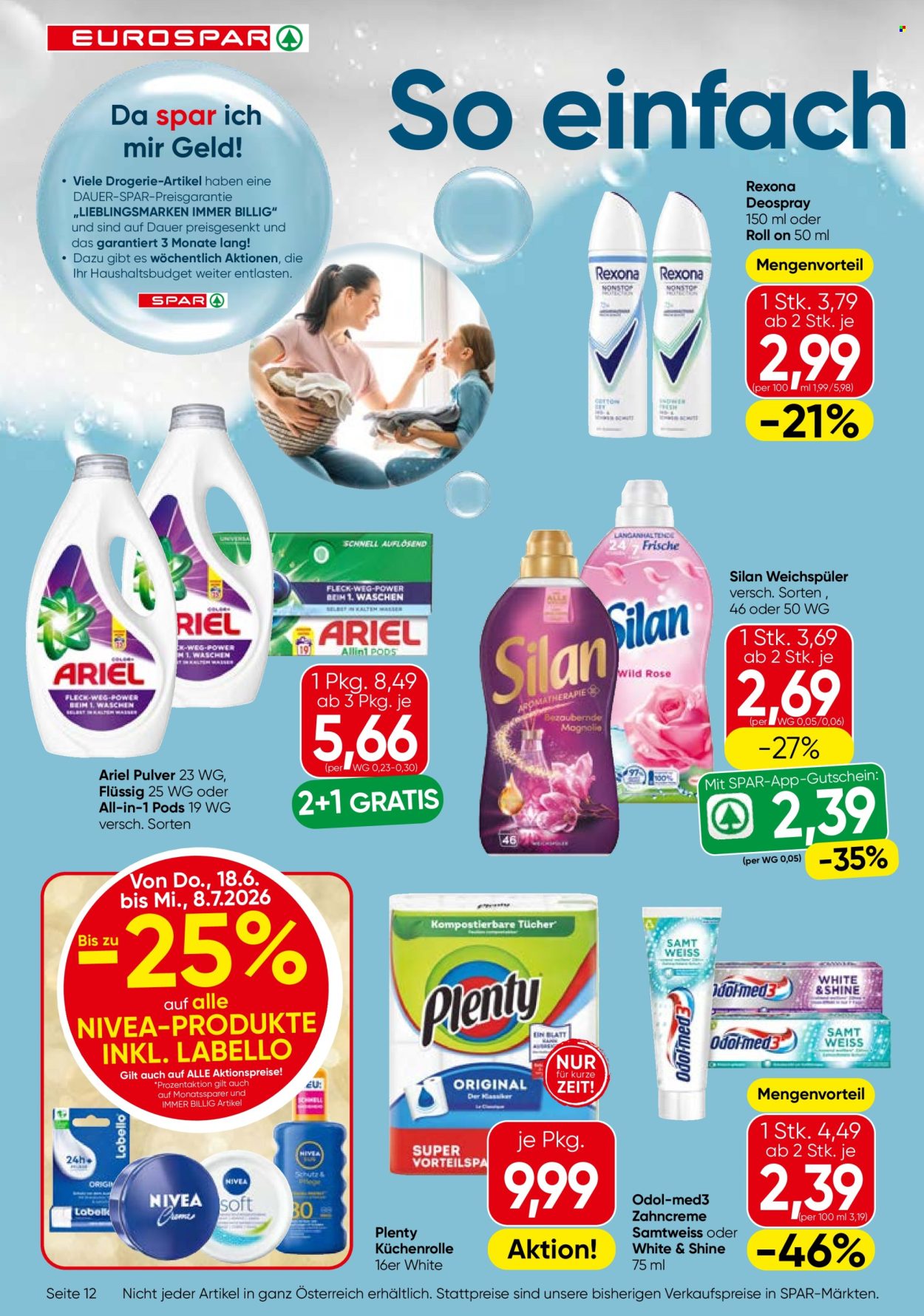 Angebote EUROSPAR - 18.6.2026 - 30.6.2026. Seite 12