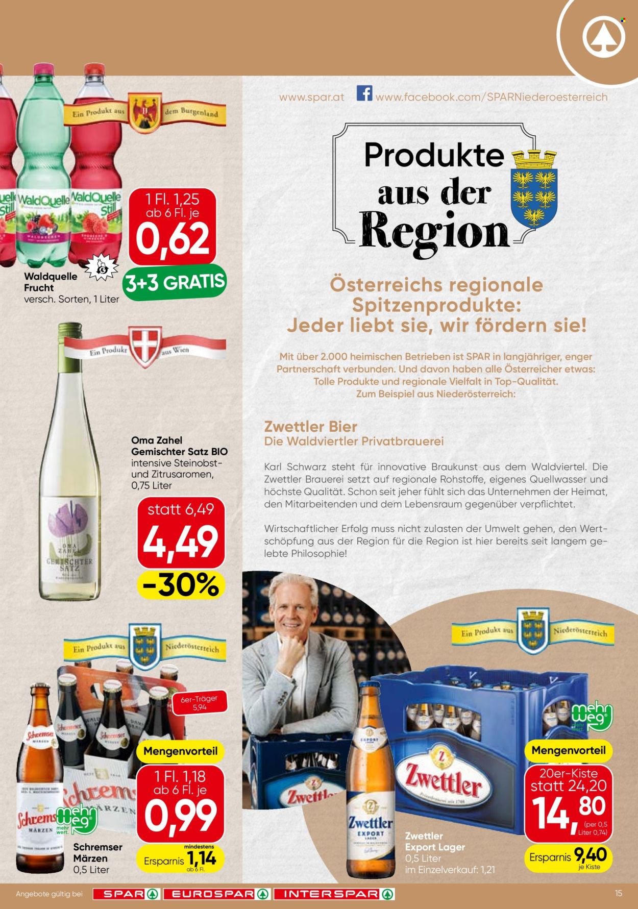 Leták SPAR - 18.6.2026 - 30.6.2026. Strana 15
