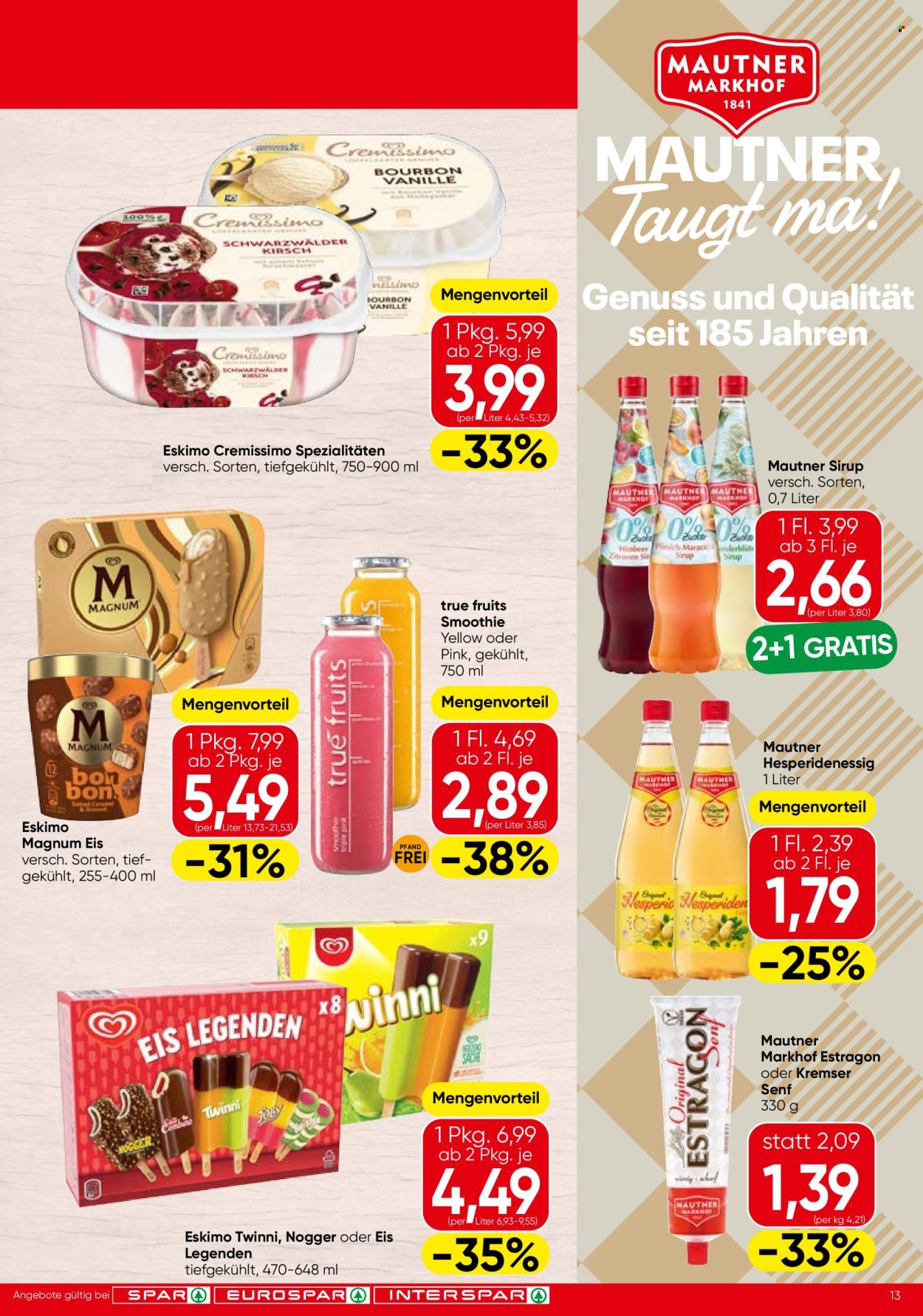 Leták EUROSPAR - 18.6.2026 - 30.6.2026. Strana 13