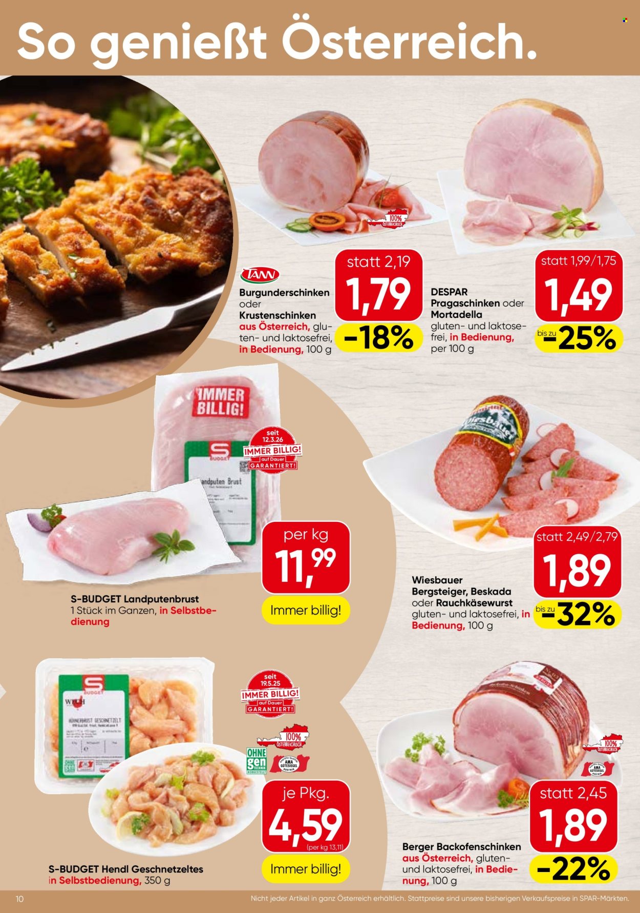 Angebote INTERSPAR - 18.6.2026 - 30.6.2026. Seite 10