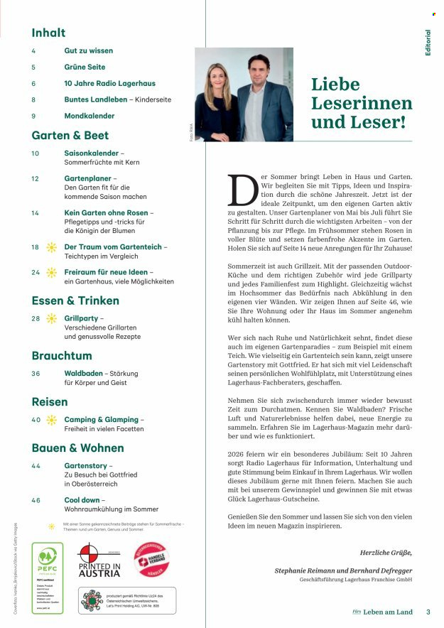 Leták Lagerhaus. Strana 3