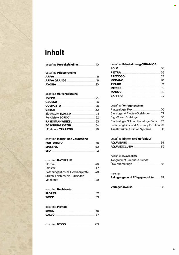 Leták Lagerhaus. Strana 9