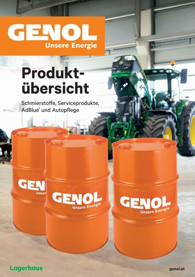 Leták Lagerhaus Tankstelle. Strana 1