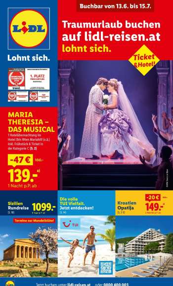 Angebote Lidl - 13.6.2026 - 15.7.2026.
