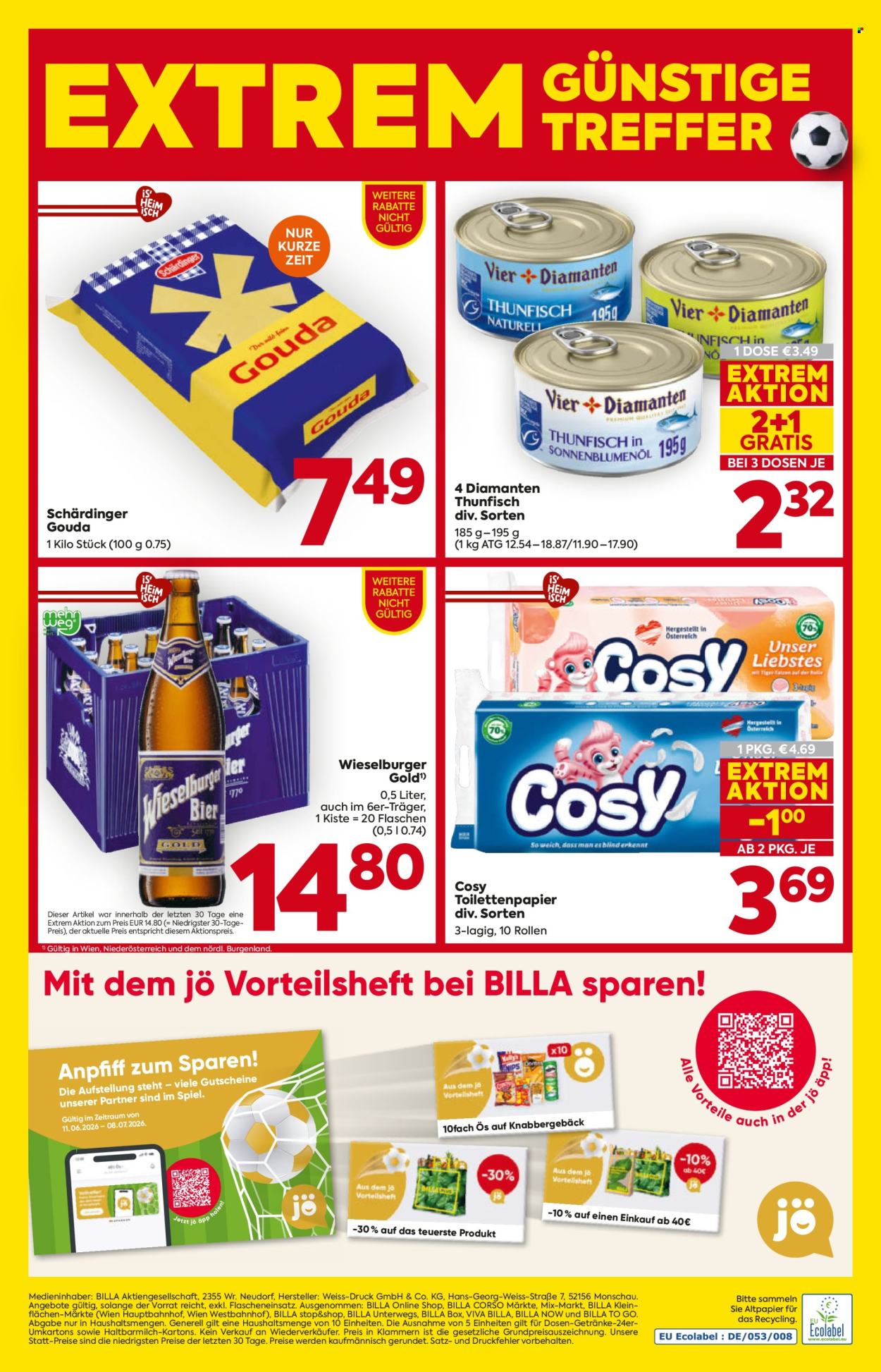 Angebote Billa - 18.6.2026 - 24.6.2026. Seite 16