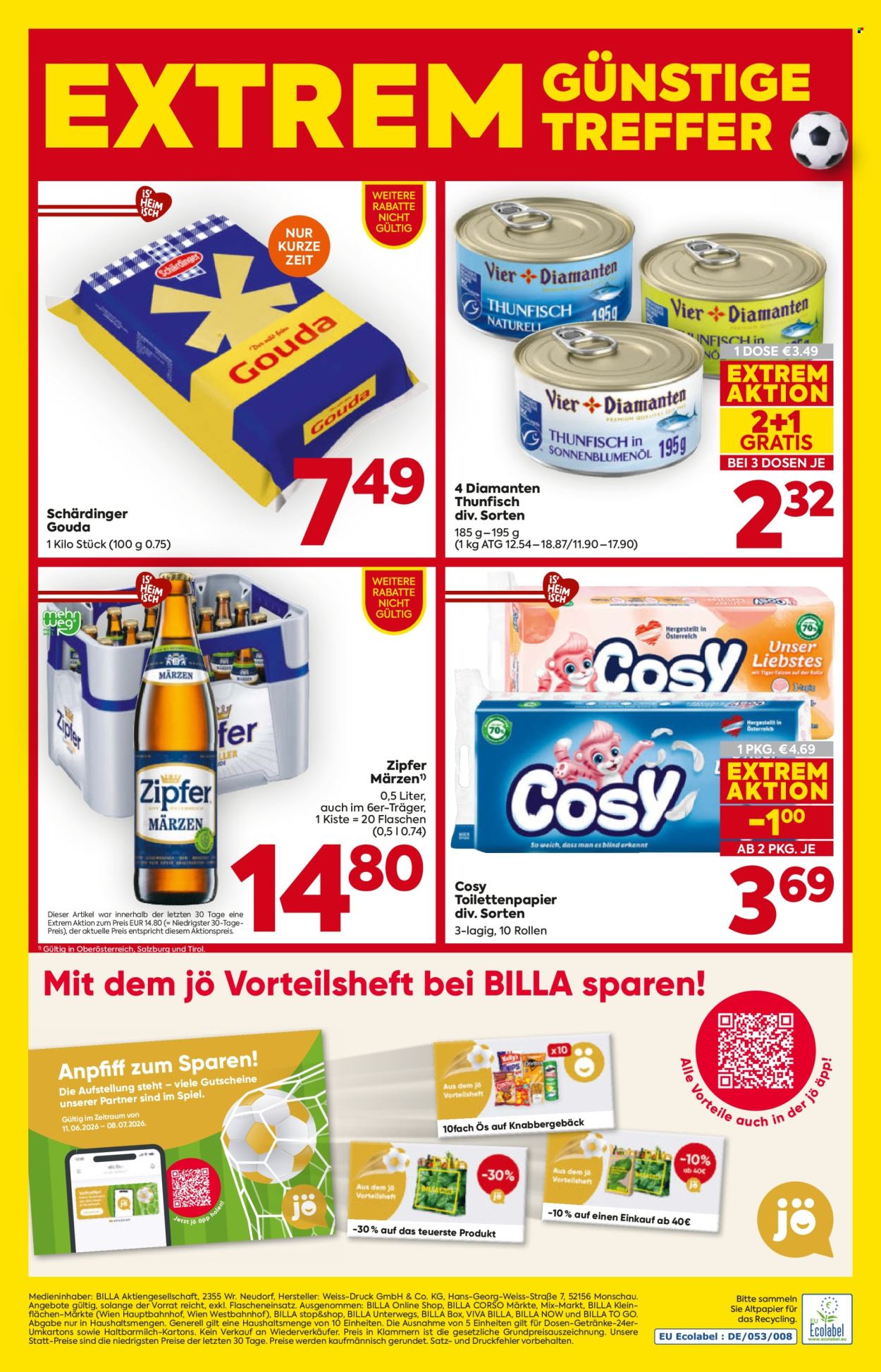 Angebote Billa - 18.6.2026 - 24.6.2026. Seite 16