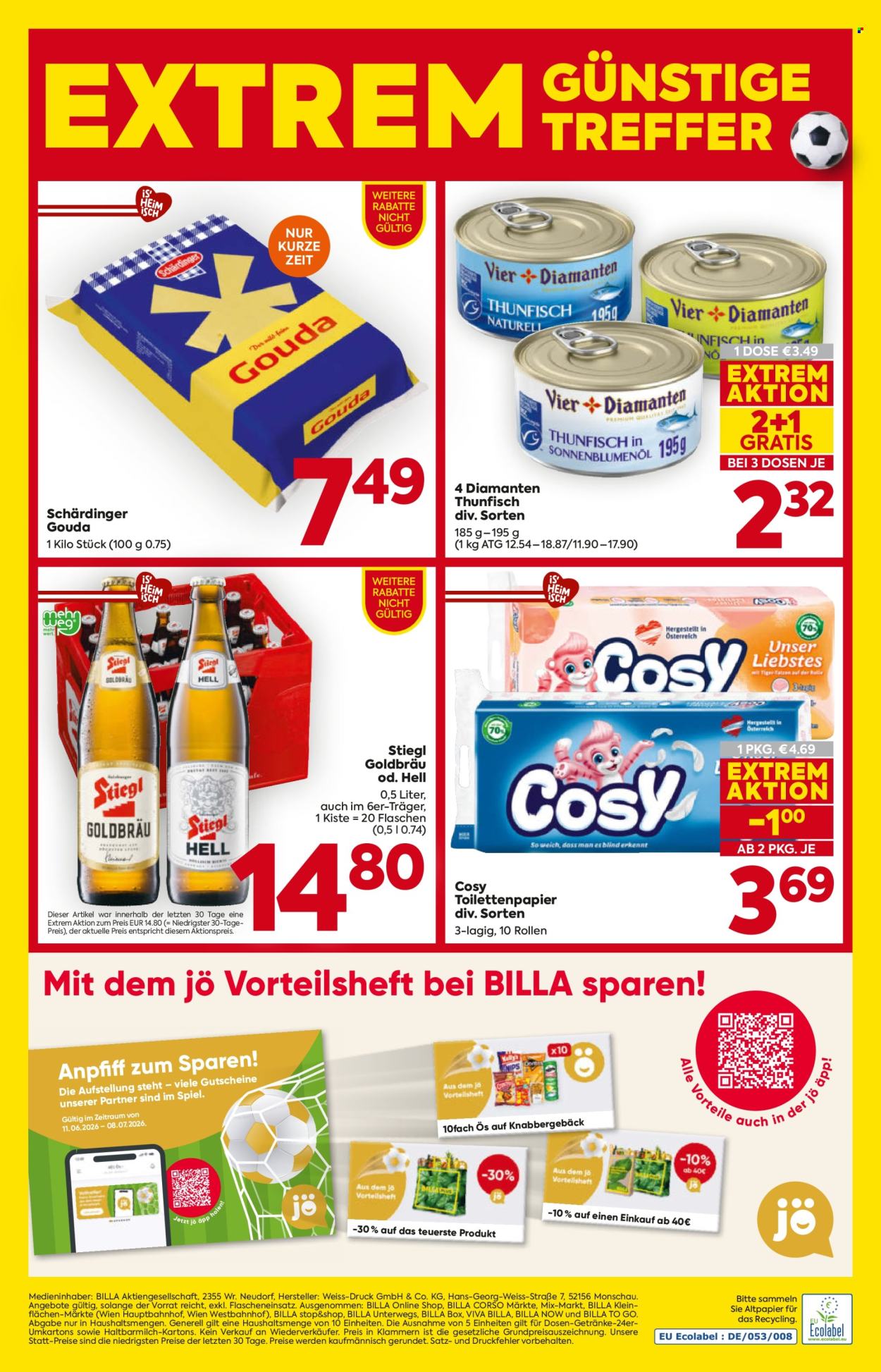 Angebote Billa - 18.6.2026 - 24.6.2026. Seite 16