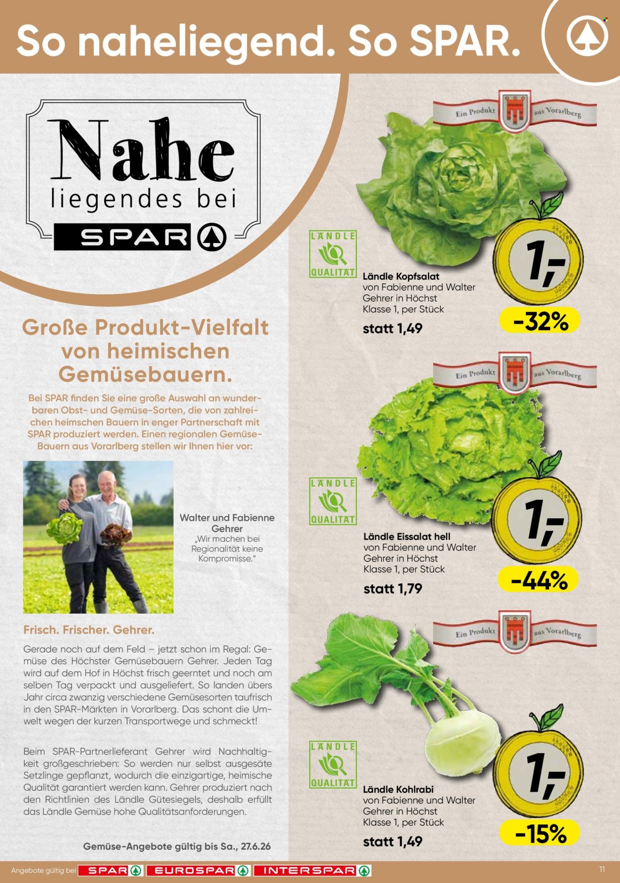 Angebote EUROSPAR - 25.6.2026 - 30.6.2026. Seite 11