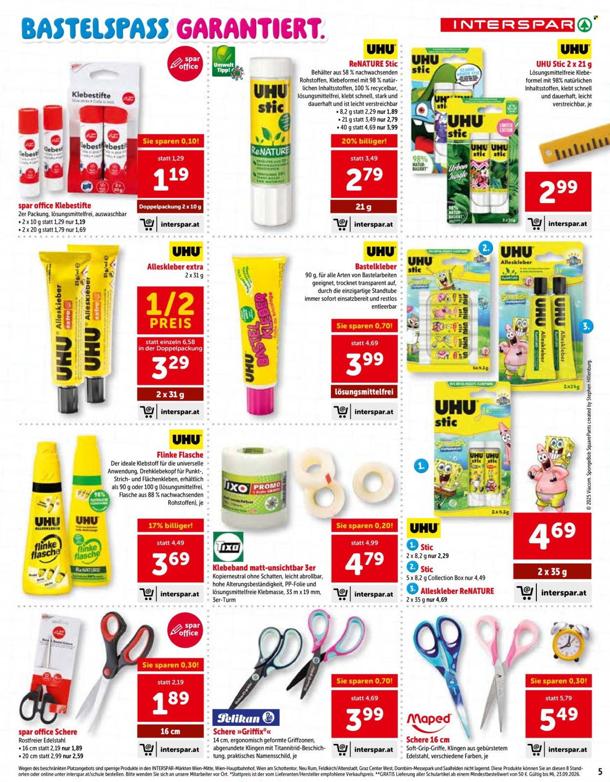 Leták INTERSPAR - 25.6.2026 - 23.9.2026. Strana 5