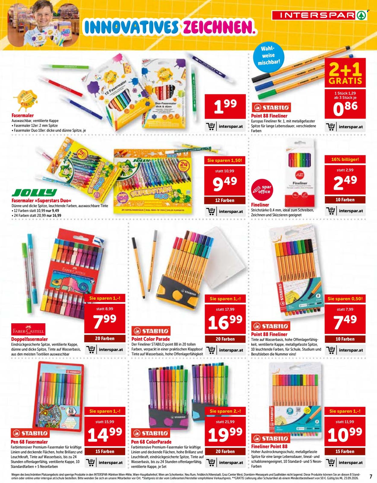 Leták INTERSPAR - 25.6.2026 - 23.9.2026. Strana 7