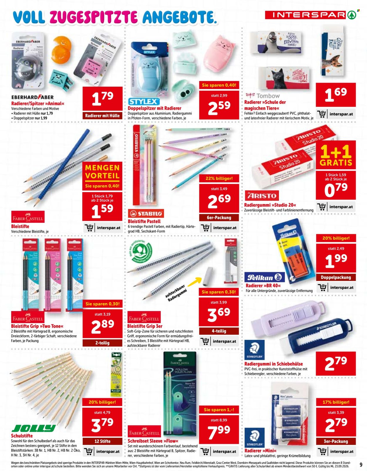 Leták INTERSPAR - 25.6.2026 - 23.9.2026. Strana 9
