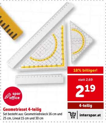 Geometrieset 4-teilig