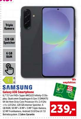 Samsung Galaxy A36 Smartphone