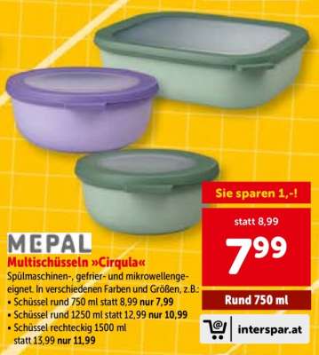 MEPAL Multischüsseln »Cirqula«