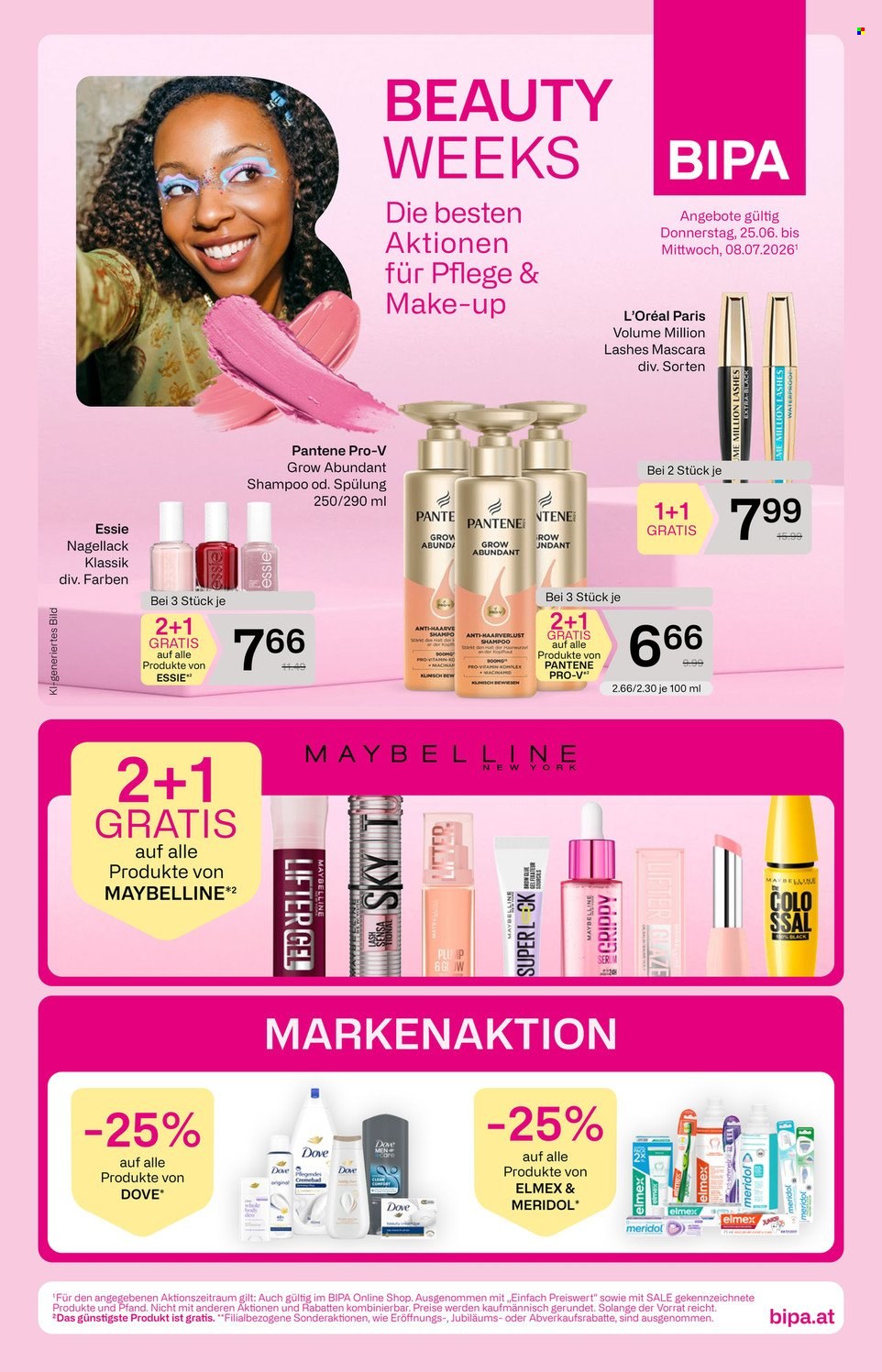 Angebote Bipa - 25.6.2026 - 8.7.2026. Seite 1