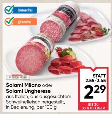 Salami Milano oder Salami Ungherese