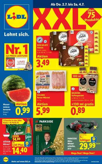 Angebote Lidl - 2.7.2026 - 8.7.2026.