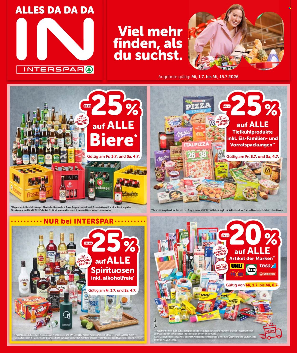 Angebote INTERSPAR - 1.7.2026 - 15.7.2026. Seite 1