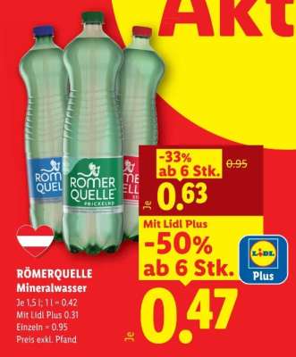 Roemerquelle Mineralwasser