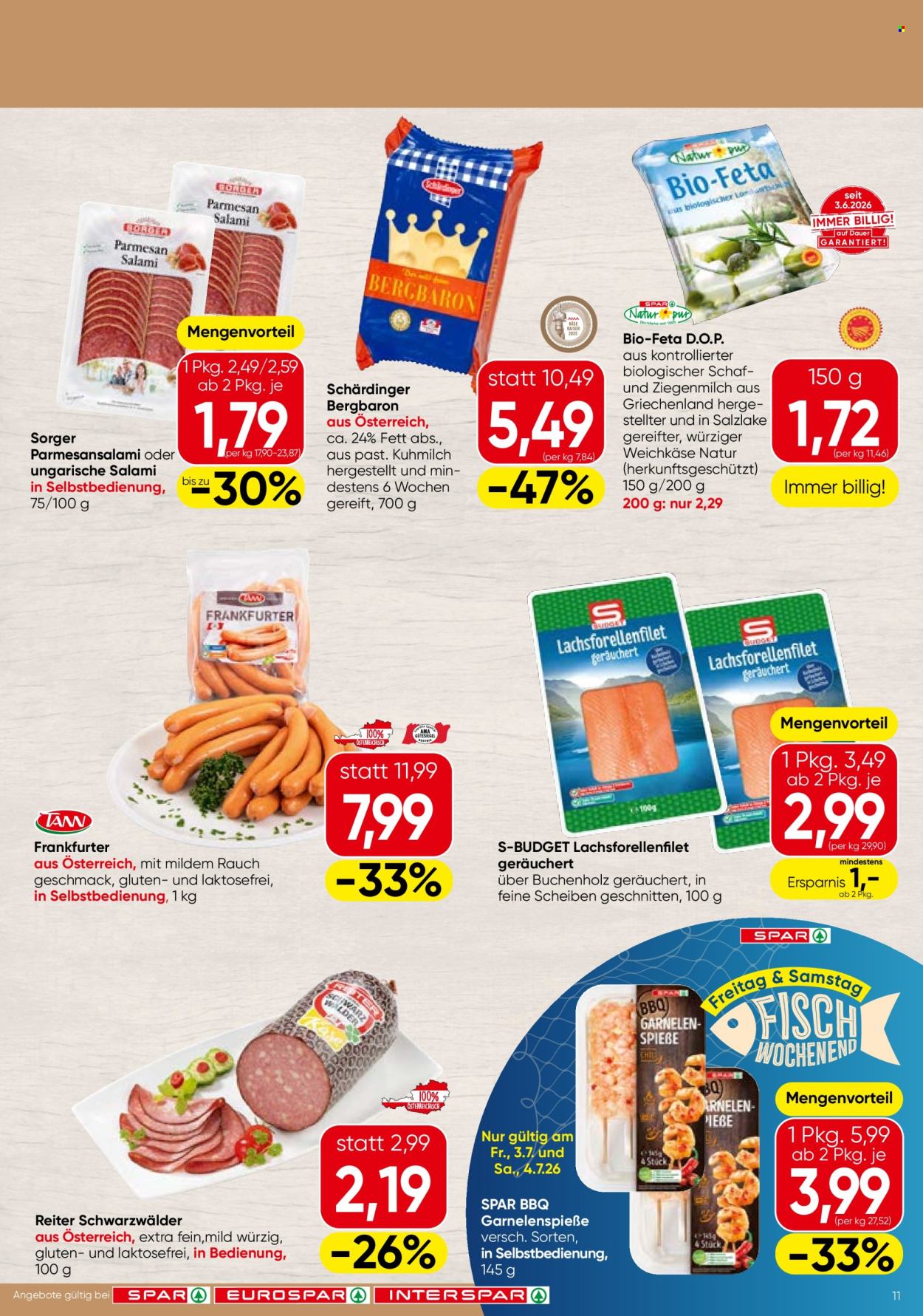 Angebote EUROSPAR - 1.7.2026 - 15.7.2026. Seite 11