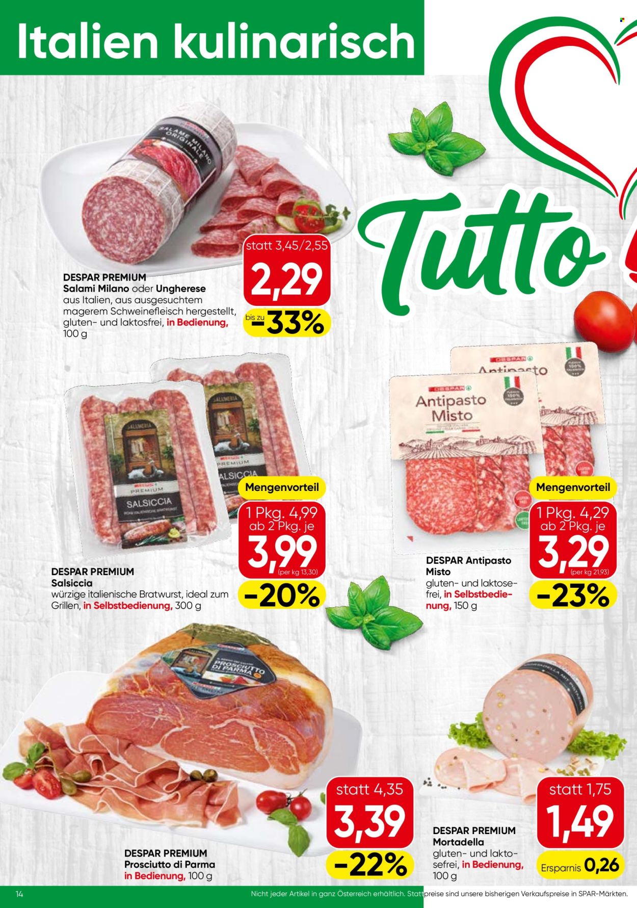 Angebote EUROSPAR - 1.7.2026 - 15.7.2026. Seite 14