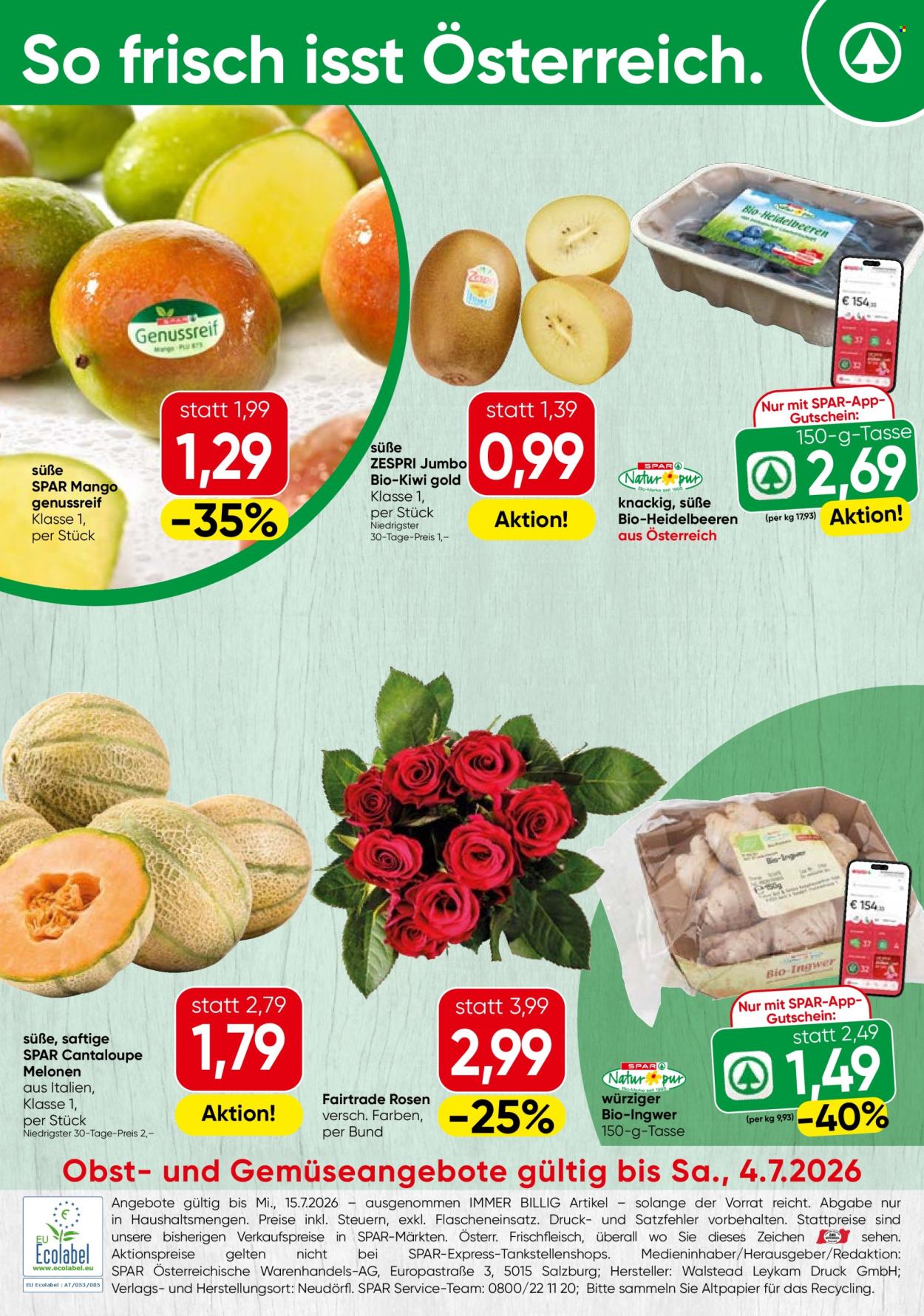 Angebote EUROSPAR - 1.7.2026 - 15.7.2026. Seite 24