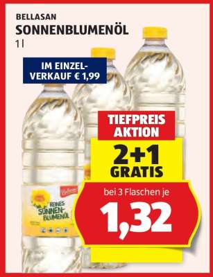 BELLASAN SONNENBLUMENÖL 1 l