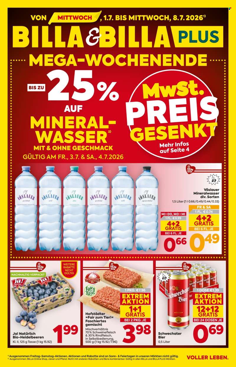 Angebote Billa - 1.7.2026 - 8.7.2026.