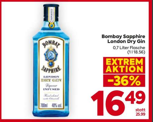 Bombay Sapphire London Dry Gin
