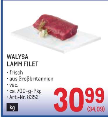 WALYSA LAMM FILET
