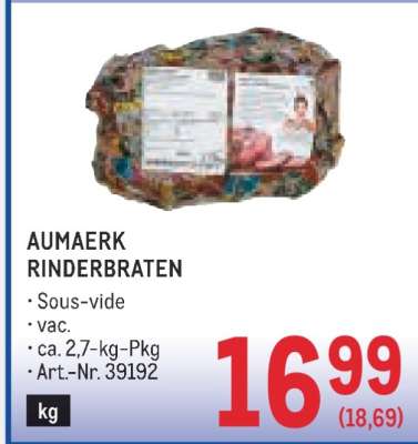 AUMAERK RINDERBRATEN
