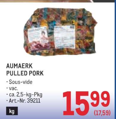 AUMAERK PULLED PORK