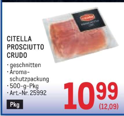CITELLA PROSCIUTTO CRUDO
