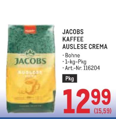 Jacobs Kaffee Auslese Crema