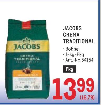 JACOBS CREMA TRADITIONAL
