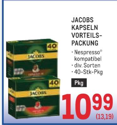 Jacobs Kapseln Vorteils- packung