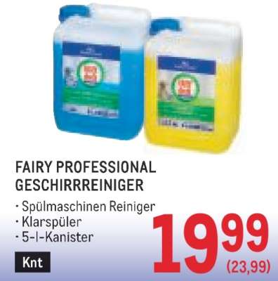 FAIRY PROFESSIONAL GESCHIRRREINIGER