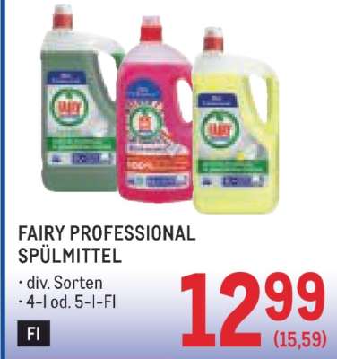 FAIRY PROFESSIONAL SPÜLMITTEL