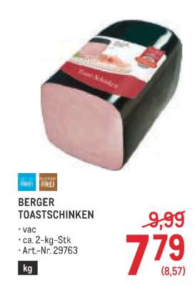 Berger Toastschinken