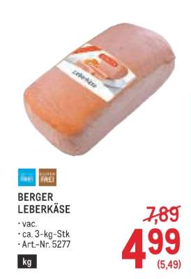 Berger Leberkäse