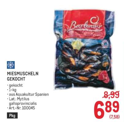 MIESMUSCHELN GEKOCHT