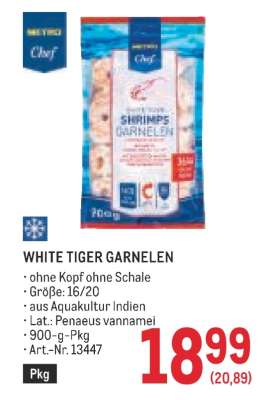 WHITE TIGER GARNELEN