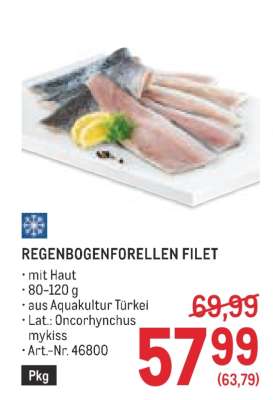 REGENBOGENFORELLEN FILET
