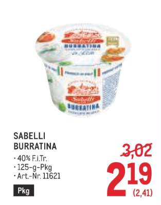 SABELLI BURRATINA