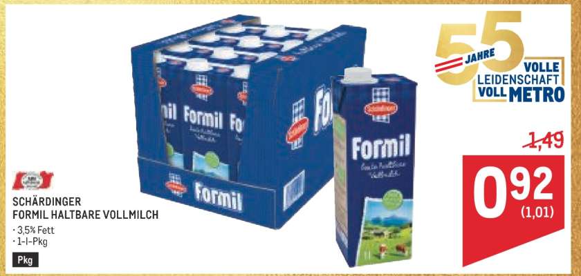 Schärdinger Formil Haltbare Vollmilch