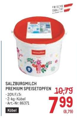 SALZBURGMILCH PREMIUM SPEISETOPFEN